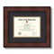ArtToFrames 6x8 inch Diploma Frame - Framed with Black and Gold Mats, Comes with Regular Glass and Sawtooth Hanger for Wall Hanging (D-6x8)